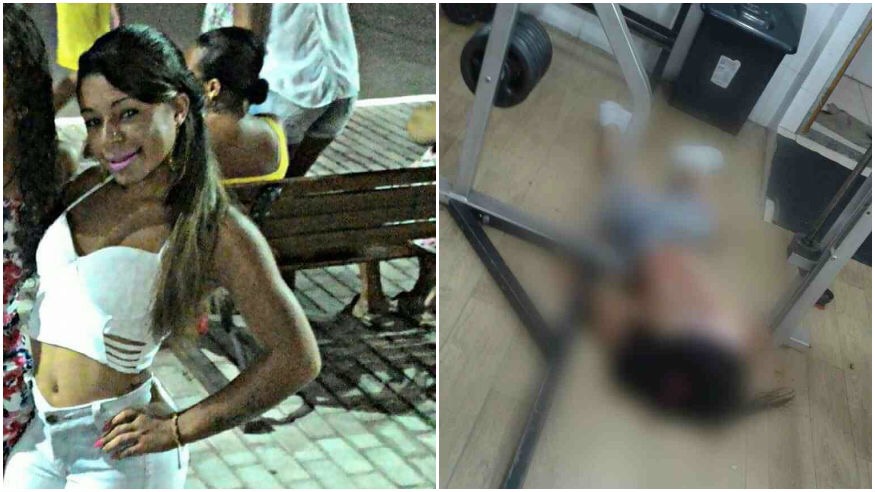 Pânico em academia: Bandidos matam aluna com 12 tiros durante treinamento