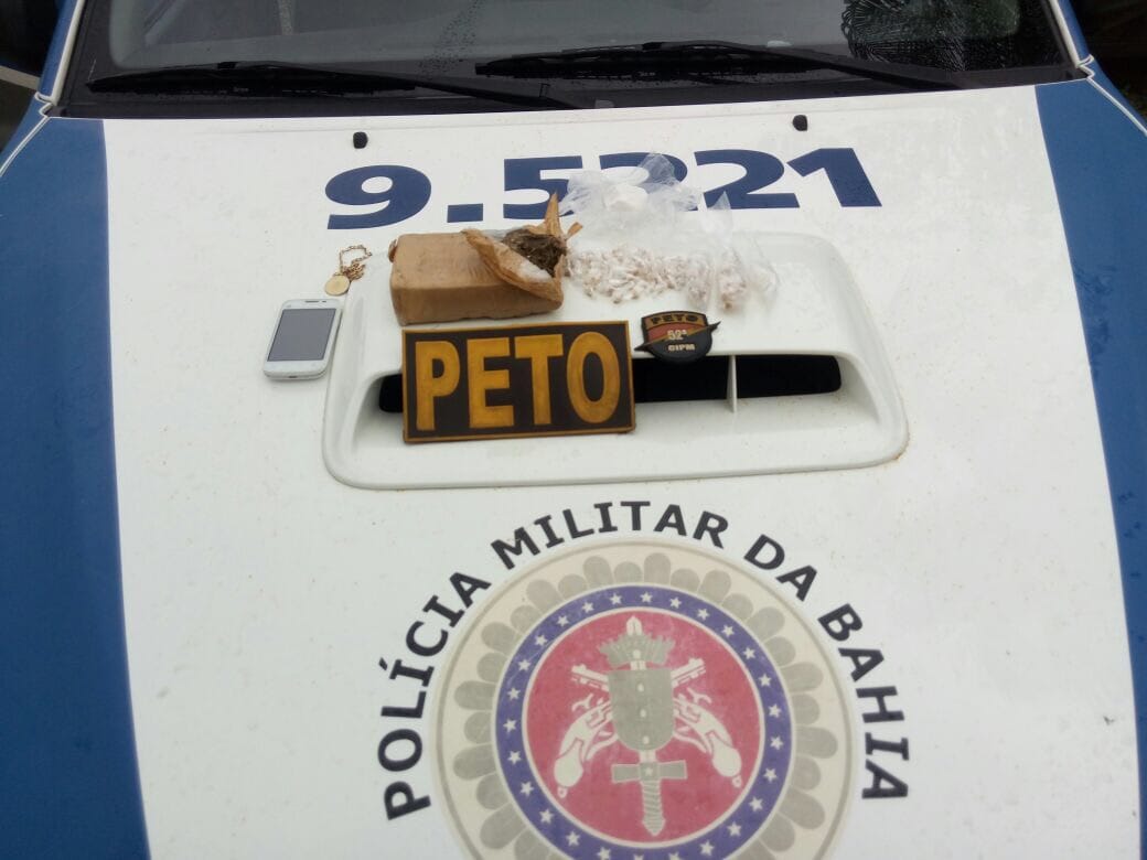 Lauro de Freitas: Polícia prende em flagrante homem com drogas em Vila Praiana