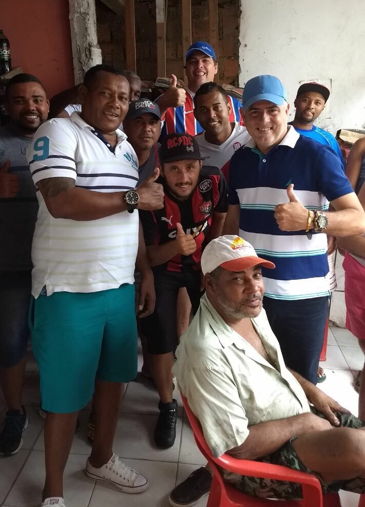 Coca Branco visitou o Alto da Itinga neste sábado